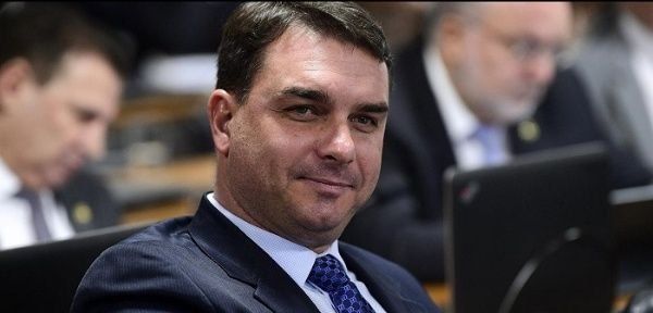 El senador Flavio Bolsonaro, hijo del presidente Jair Bolsonaro.