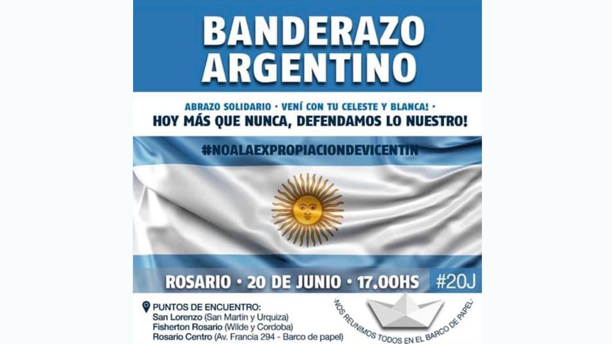 El sábado 20 de junio, Día de la Bandera, está prevista la realización de un
