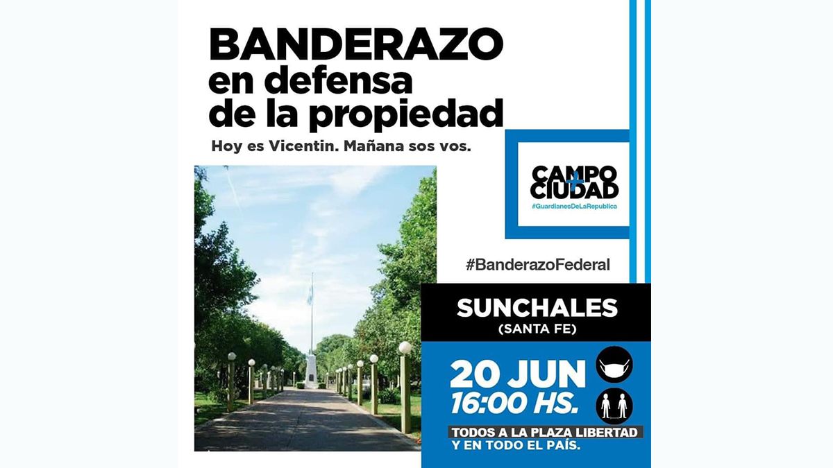 El sábado 20 de junio, Día de la Bandera, está prevista la realización de un