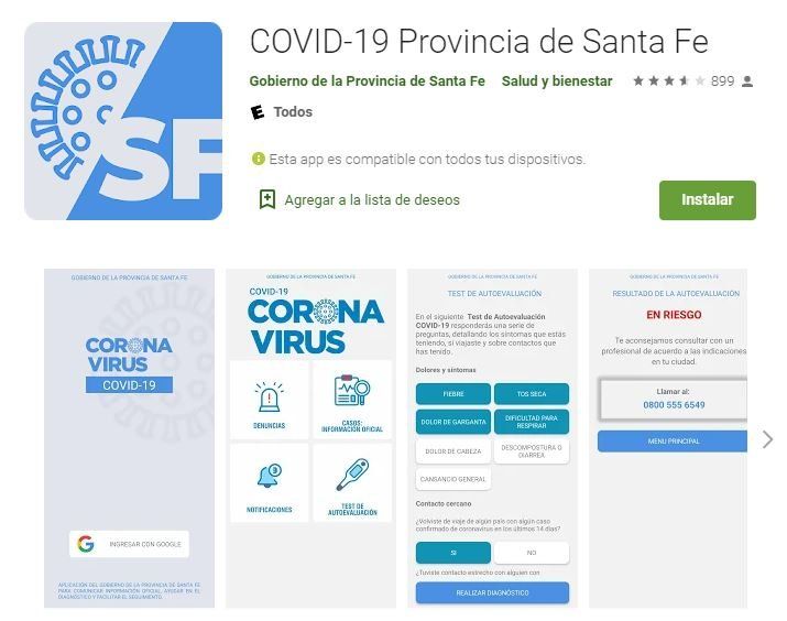 La app covid-19 de la&nbsp;Provincia de Santa Fe permite entre otras operaciones, solicitar los permisos para las reuniones familiares y afectivas habilitadas por el momento.&nbsp;