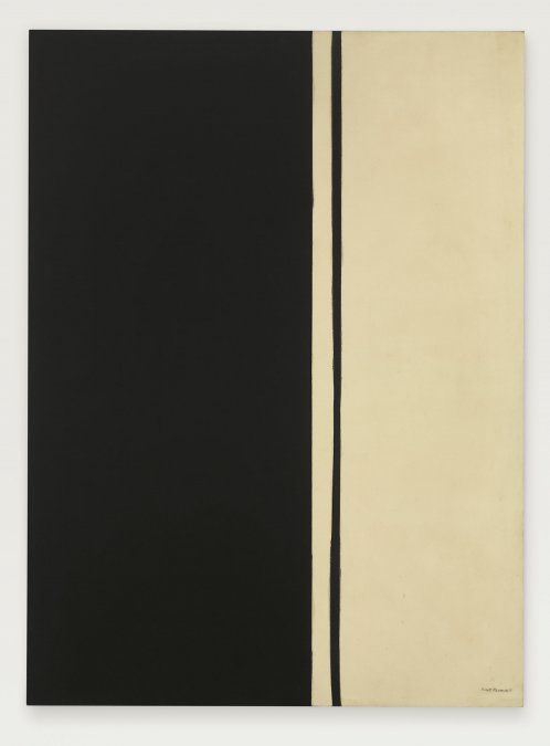 Barnett Newman, Black Fire, 1961
