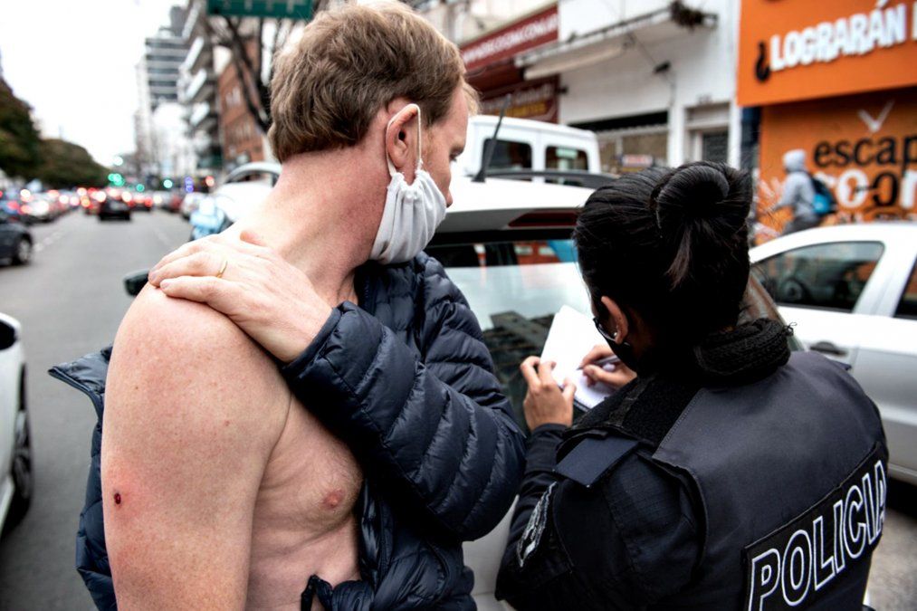 Baleado en el banderazo pro Vicentin (Fuente: La Nación)