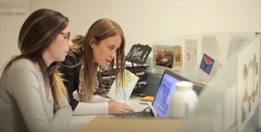 Las investigadoras del Conicet, Vera Álvarez y Verónica Lassalle.