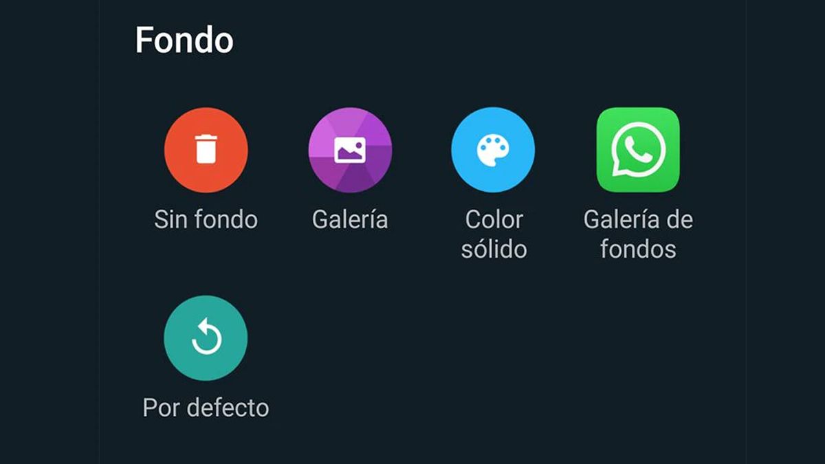 Cómo cambiar de fondo en WhatsAppp