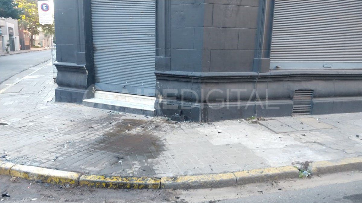 El lugar donde se produjo el accidente en San jerónimo y Juan de Garay