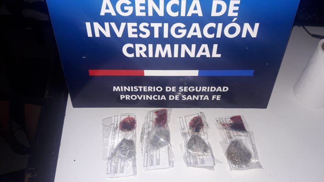 El material estupefaciente incautado