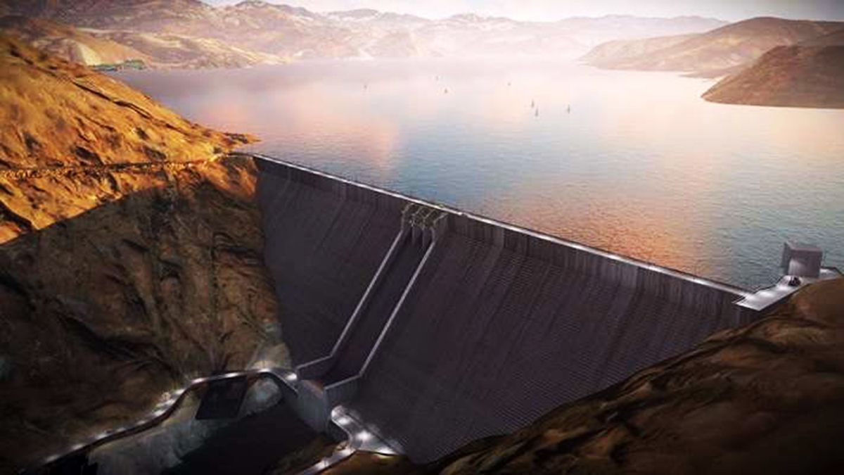 La presa es la mayor obra de ingeniería civil de la historia de Mendoza.