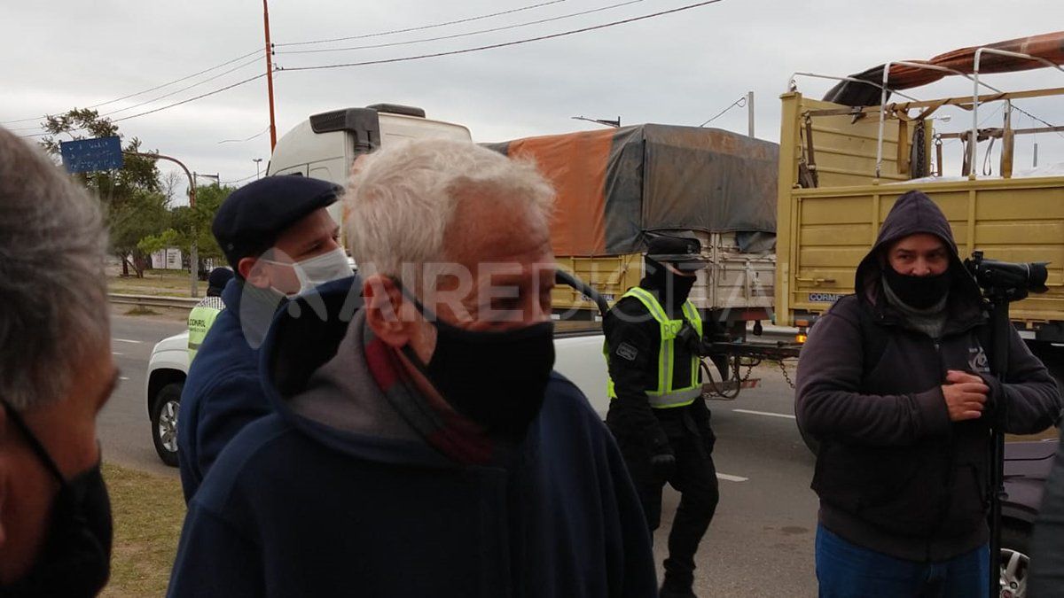 El subsecretario de la Agencia Provincial de Seguridad Vial, Osvaldo Aymo, en los operativos de control de la ciudad.