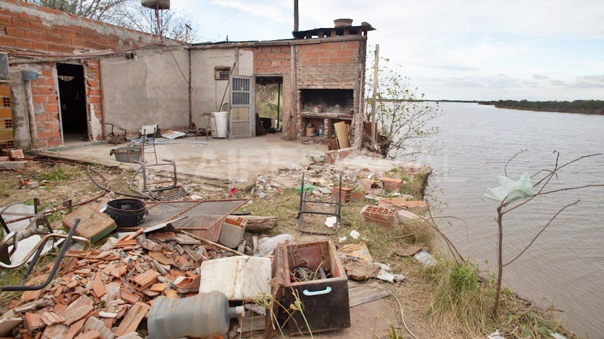 En la zona se encuentran 11 viviendas que debieron ser desalojadas en forma inmediata