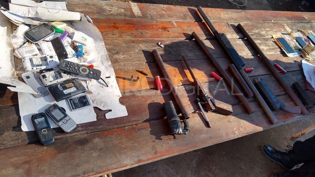 En los allanamientos se secuestraron armas tumberas