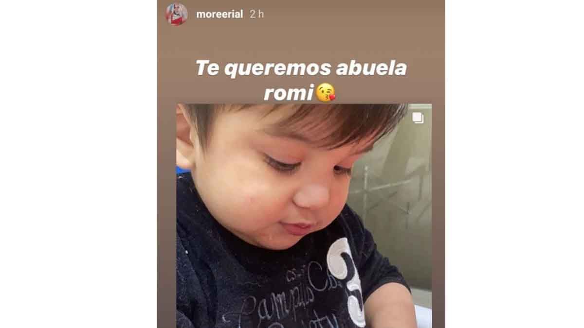 Historia de More Rial dedicada a Romina Pereiro