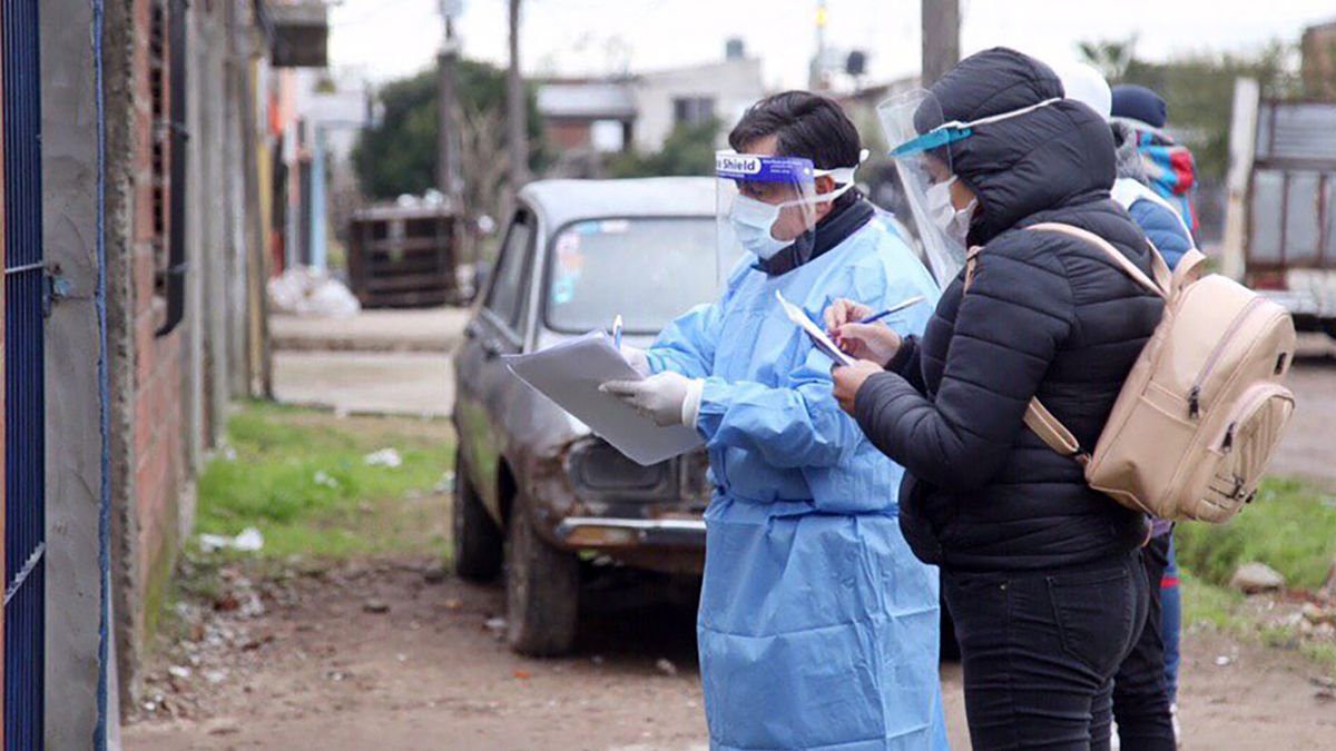 Testeos en la provincia de Buenos Aires.