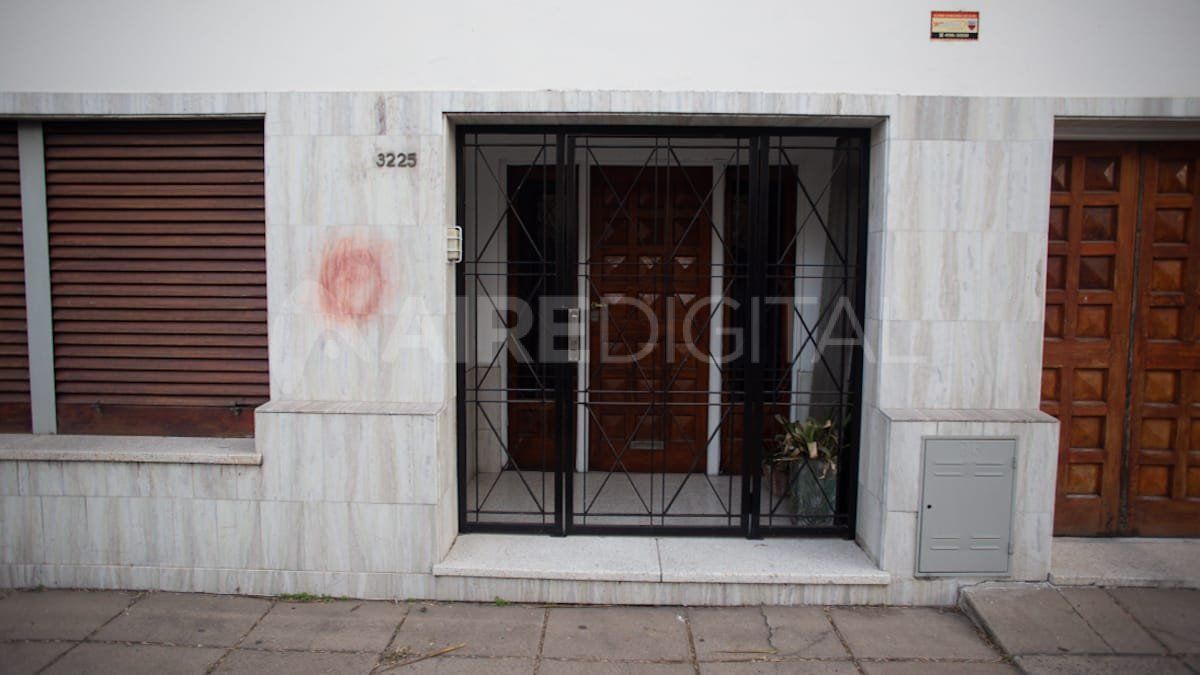 Casas marcadas en el barrio Constituyentes