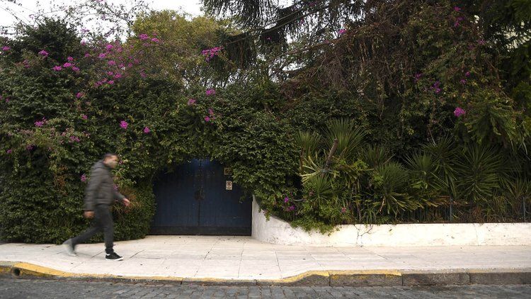 La fachada donde habría funcionado el centro clandestino de detención.