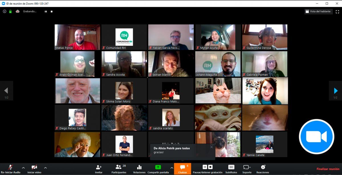 Zoom es la aplicación más utilizada para el dictado de cursos online.