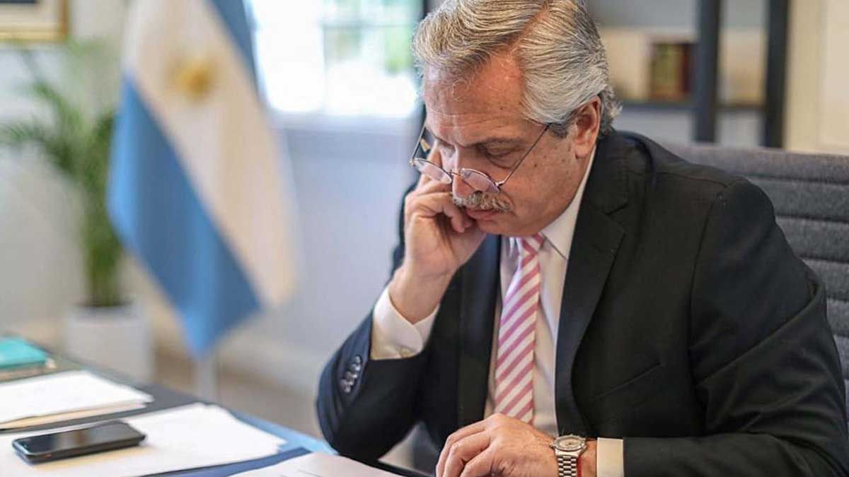 El presidente de la Nación, Alberto Fernández.