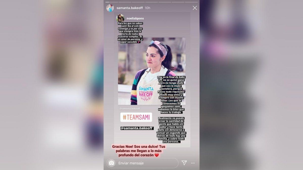 Fuente: @samantabakeoff.