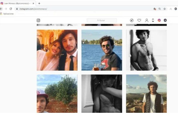 LAS FOTOS DURANTE LA RELACIÓN QUE MANTUVIERON SIGUEN EN LAS REDES DE PICO.GENTILEZA