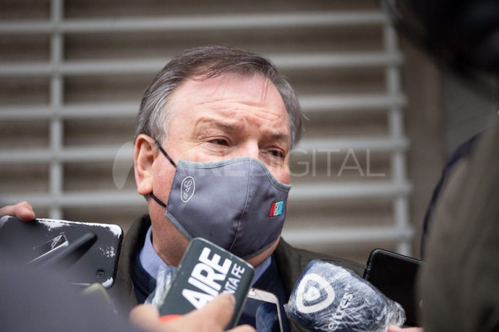 Felipe Michlig, uno de los legisladores del interbloque radical presentes.