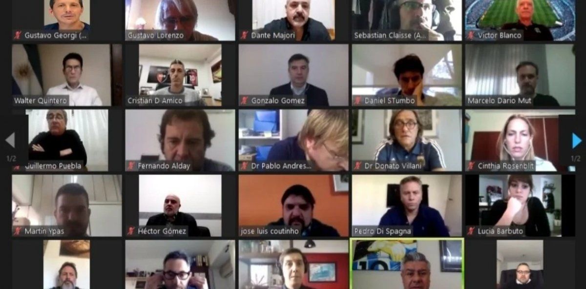 La Comisión Médica se reunió hoy vía Zoom.