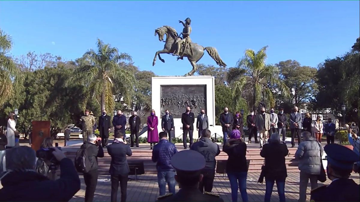 Acto por el Día de la Independencia en Rafaela.