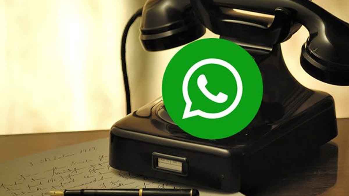 WhatsApp en un telefono fijo
