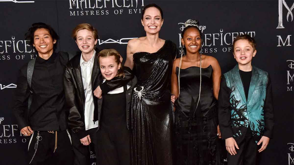 Angelina Jolie y sus hijos