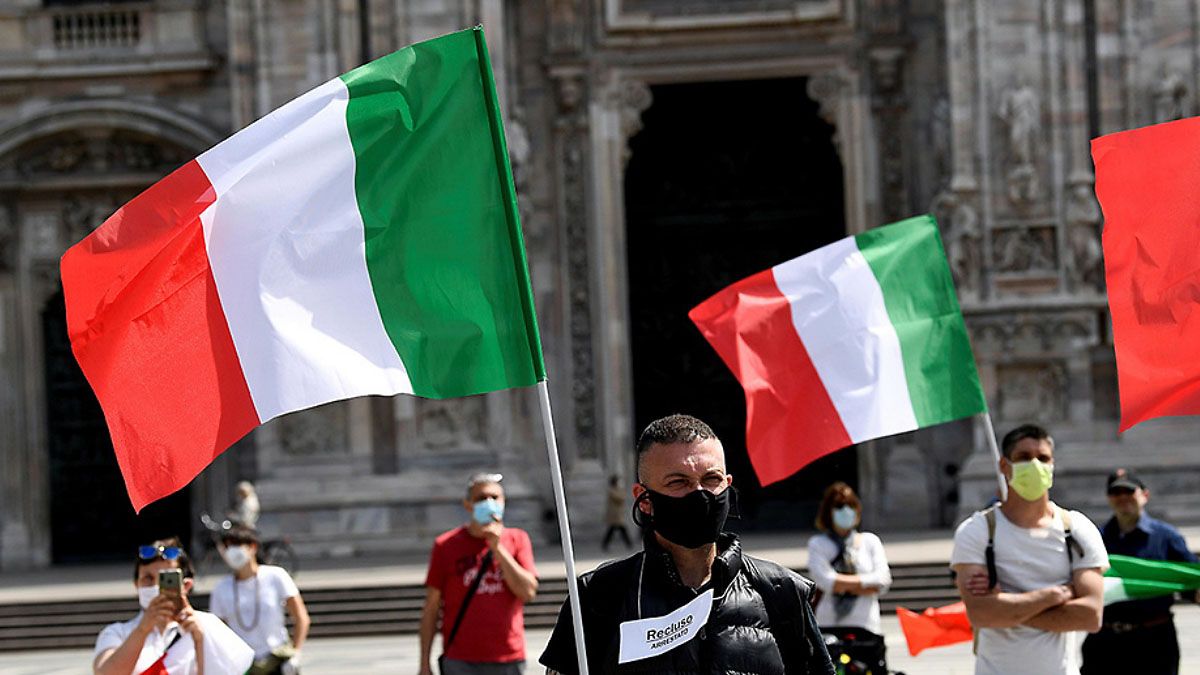 La región de Lombardía es la más complicada en Italia por la pandemia.