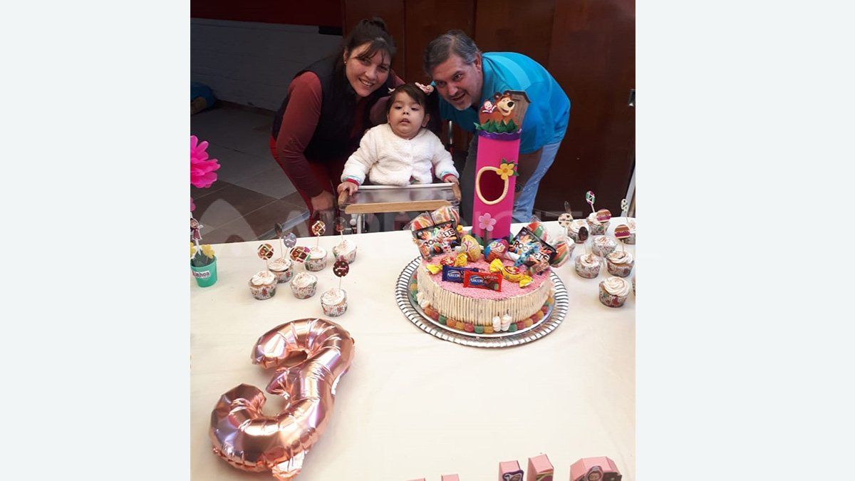 La celebración reunió a los familiares más cercanos.