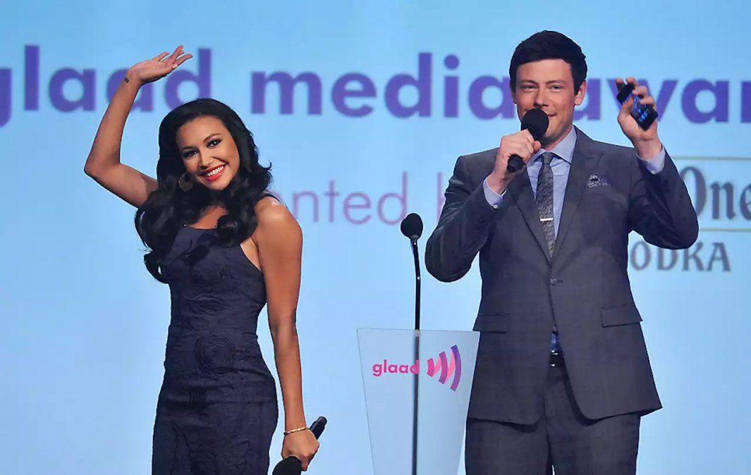Cory Monteith y Naya Rivera