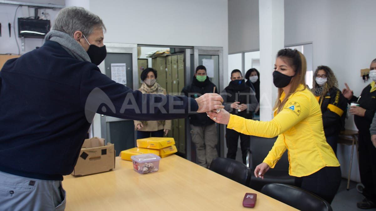 El intendente Emilio Jatón participó de los actos por los 39 años del COBEM.