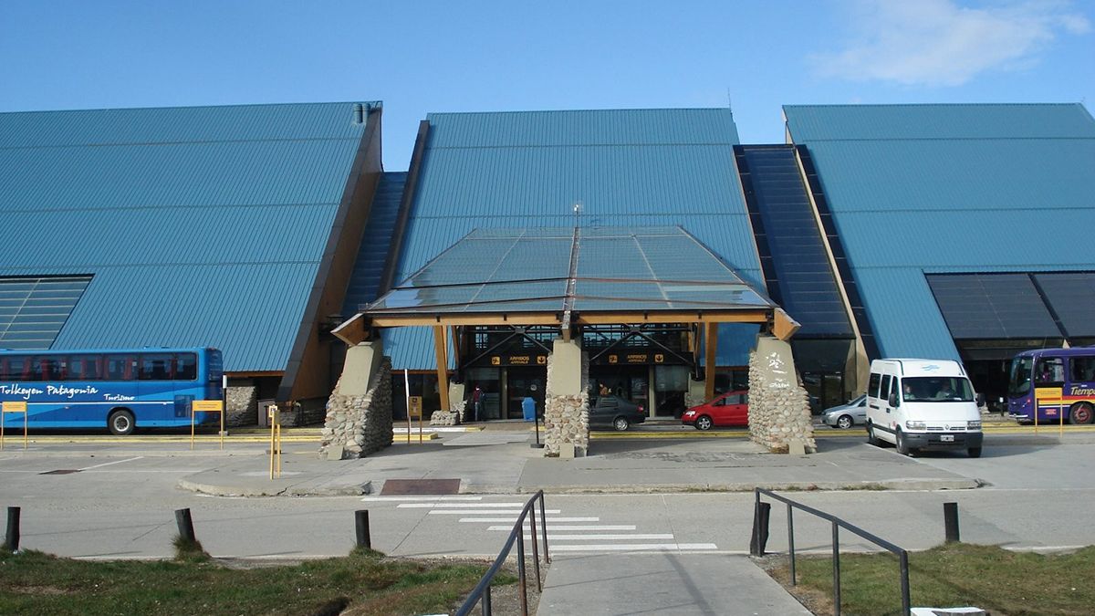 Aeropuerto Internacional Malvinas Argentinas, en Ushuaia.