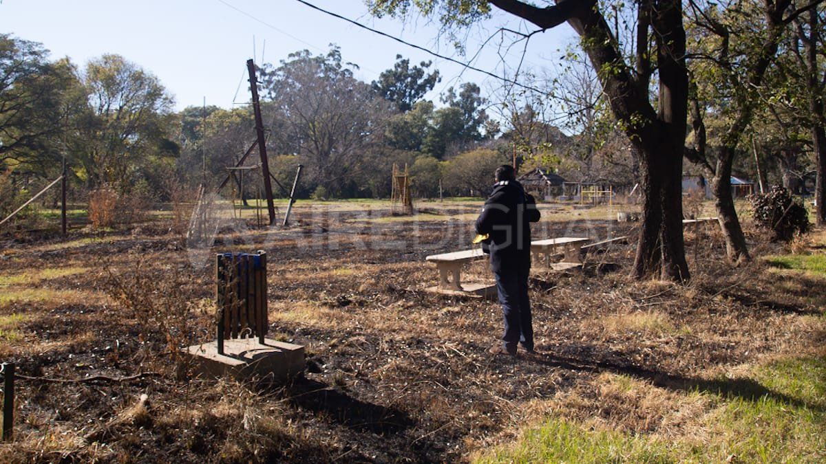 Las imágenes del interior del predio reflejan un grave problema de inseguridad y falta de mantenimiento.