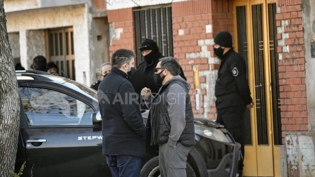 La casa en la que fue asesinado el exconcejal Trasante el 14 de julio.