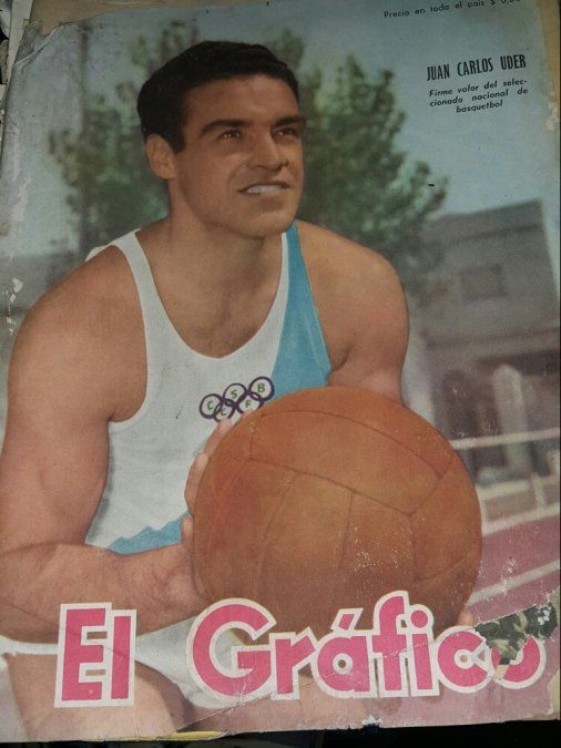 Una de las ocasiones en la que Uder fue tapa de la Revista "El Gráfico"
