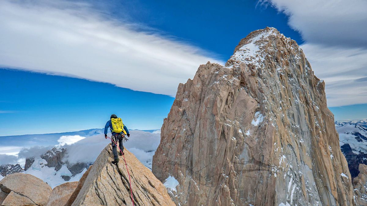 Monte Fitz Roy, en la Patagonia argentina.