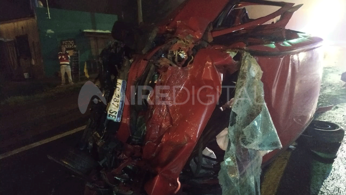 Sauce Viejo: dos muertos en un choque en la ruta 11