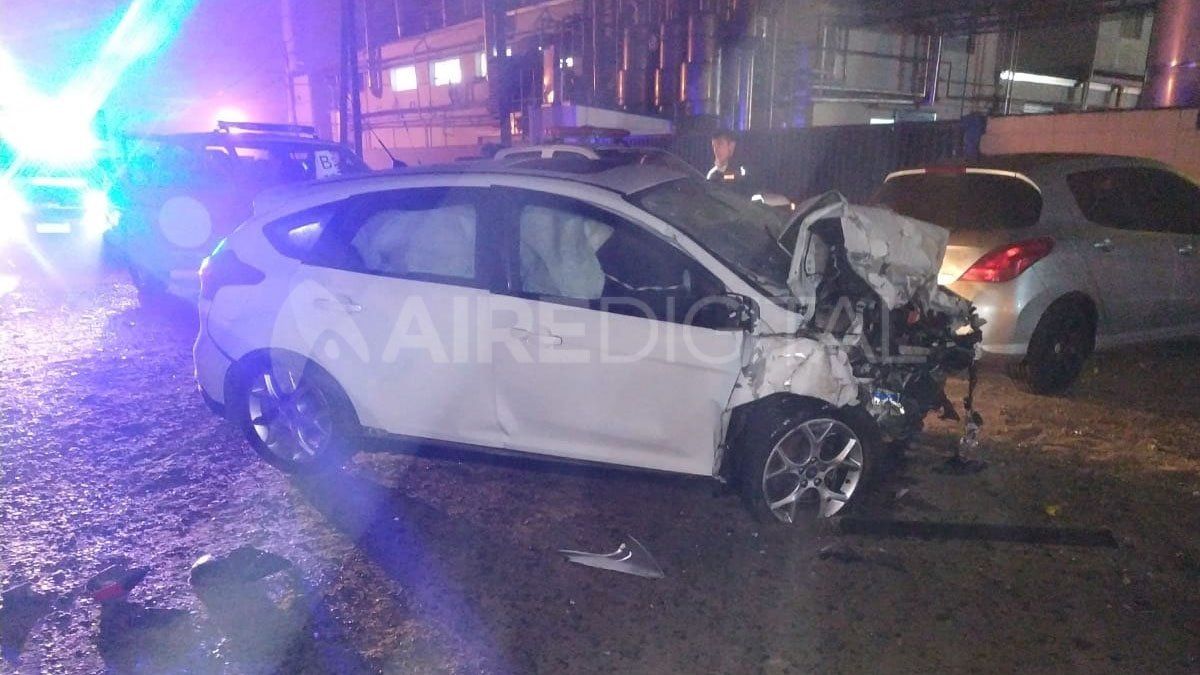 El accidente ocurrió alrededor de las 00.30 del sábado.