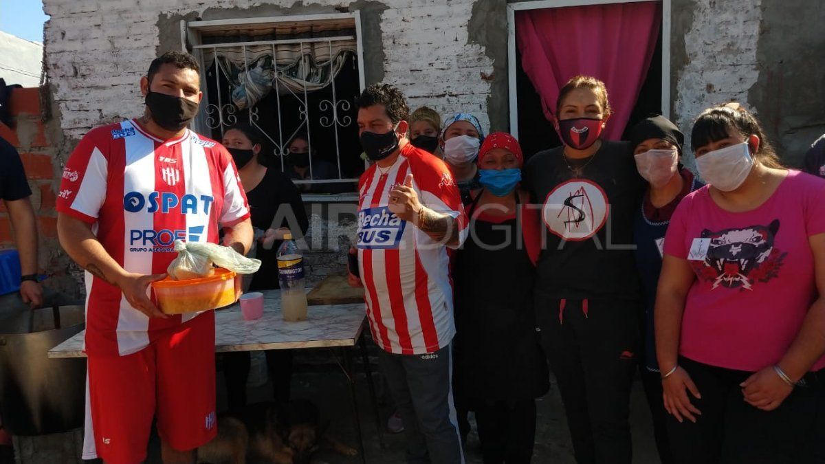 Vecinos crearon una olla popular en barrio Villa del Parque