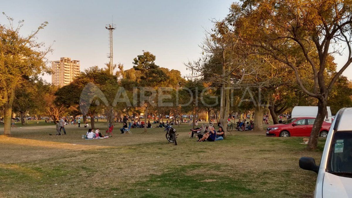 El Parque Federal, otro de los espacios públicos más elegidos por los santafesinos