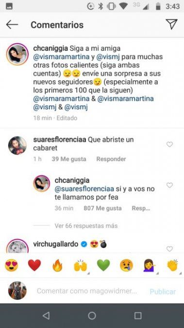 Captura de instagram