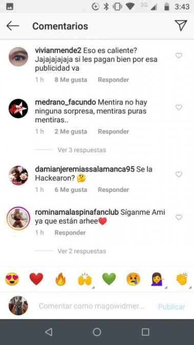 Captura de instagram