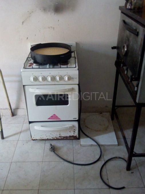 Robaron dos garrafas de gas.