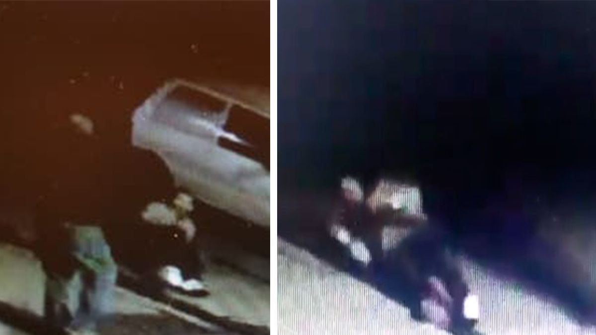 Capturas del video que impulsó un giro en la causa caratulada en principio como