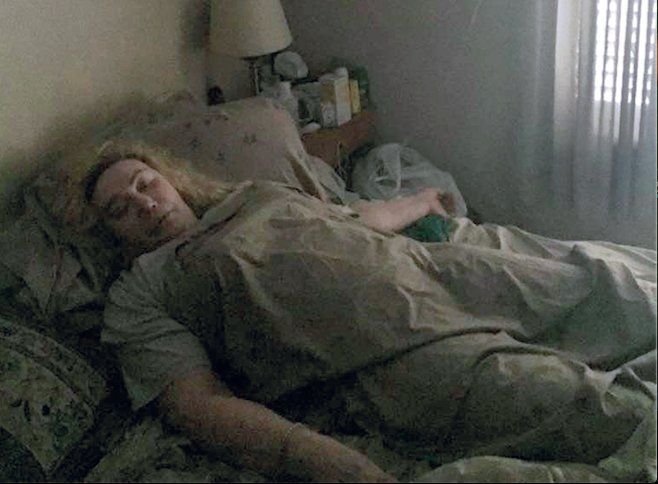 LA ULTIMA IMAGEN DE RIMOLO, POCO ANTES DE QUE LA LLEVARAN A LA CARCEL DE EZEIZA.