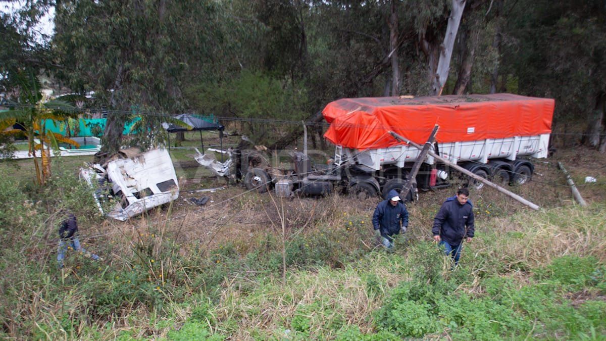 El accidente se produjo en el kilómetro 15 en jurisdicción de Arroyo Leyes