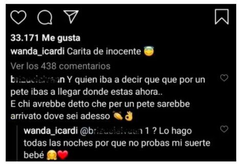 Captura en instagram