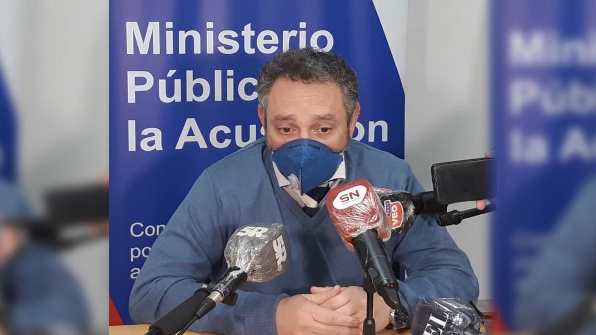 El fiscal Omar De Pedro se refirió a la investigación en conferencia de prensa