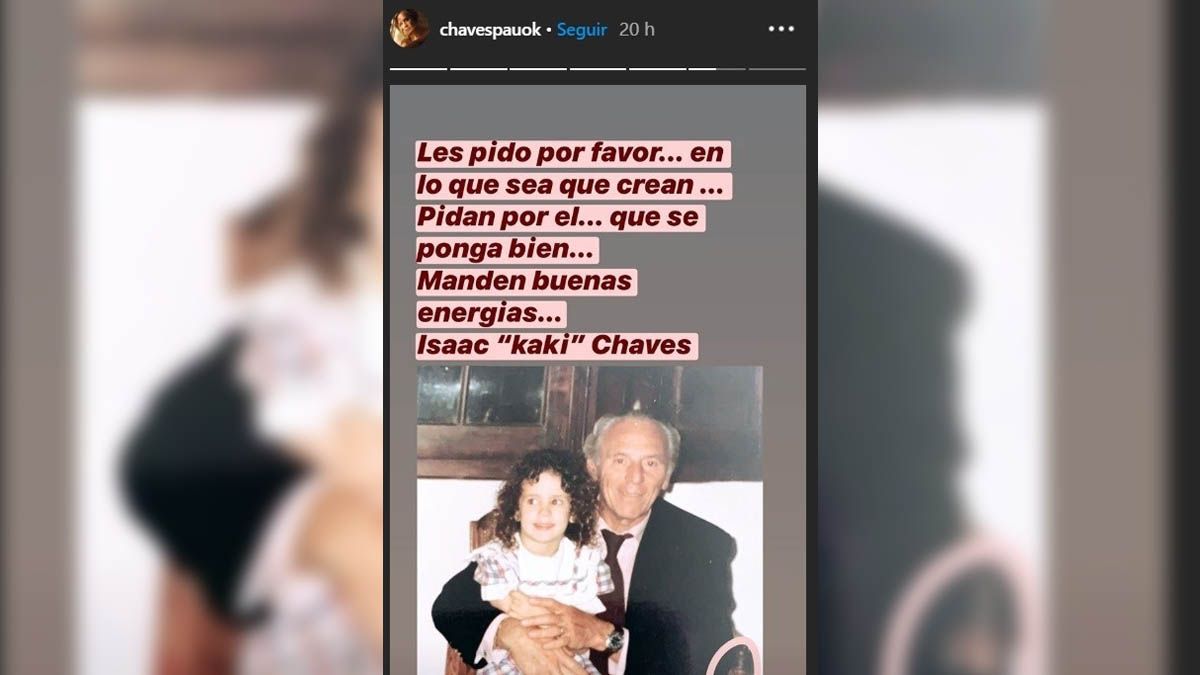 Paula Chaves sobre su abuelo