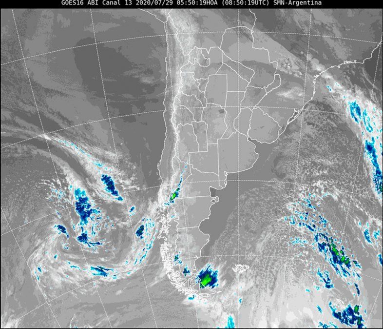 Imágenes satelitales.